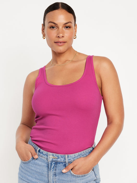 Rib-Knit First Layer Tank Top