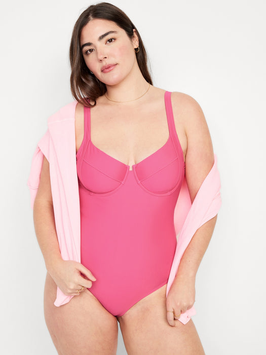 Underwire One-Piece Swimsuit