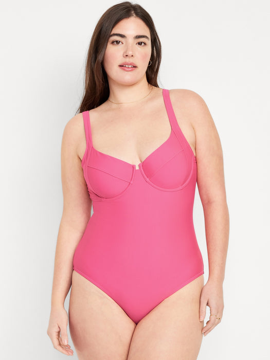Underwire One-Piece Swimsuit