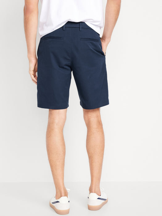 Slim Built-In Flex Chino Shorts -- 9-inch inseam