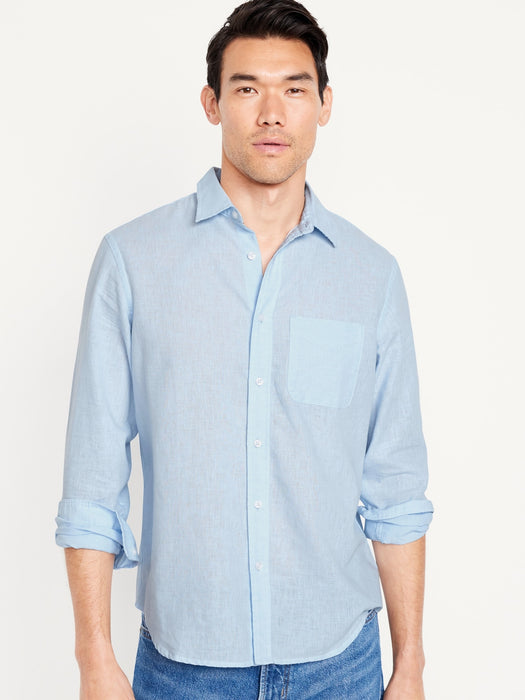 Classic Fit Everyday Linen-Blend Shirt