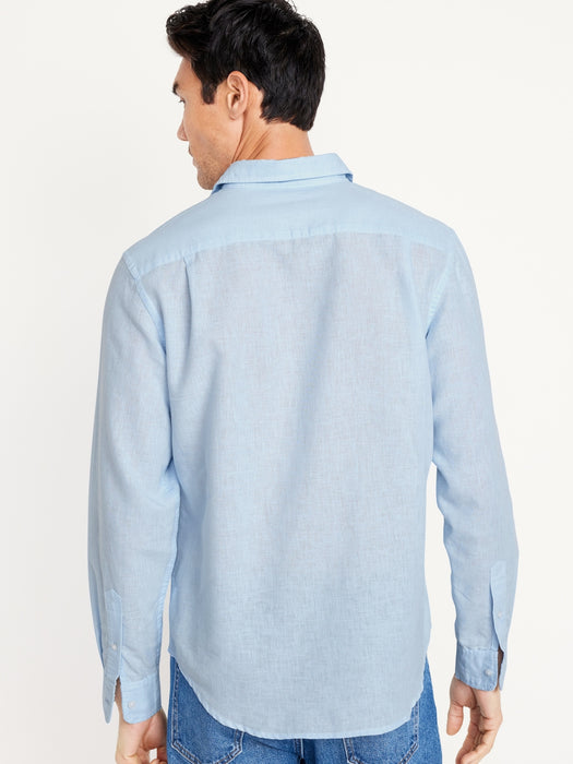 Classic Fit Everyday Linen-Blend Shirt