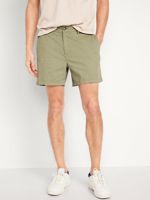 Slim Built-In Flex Rotation Chino Shorts -- 5-inch inseam