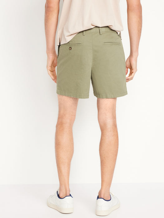 Slim Built-In Flex Rotation Chino Shorts -- 5-inch inseam