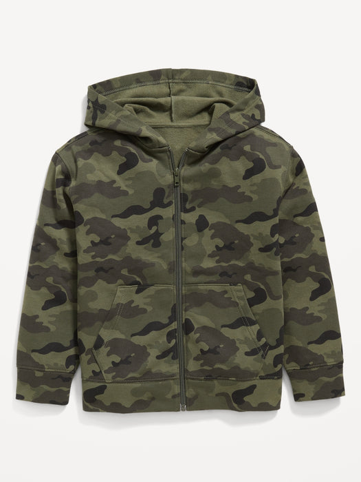 Graphic Zip-Front Hoodie for Boys