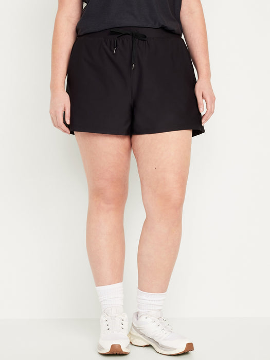 High-Waisted PowerSoft Shorts -- 3-inch inseam