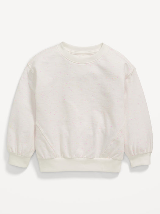 Crew-Neck Sweatshirt for Toddler Girls