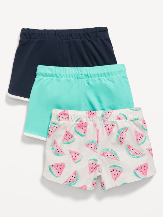 Dolphin-Hem Cheer Shorts Variety 3-Pack for Girls
