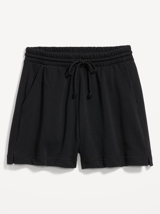 Extra High-Waisted Terry Shorts -- 3-inch inseam