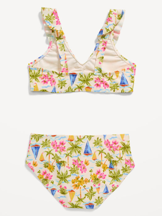 Printed Bikini Swim Set for Girls