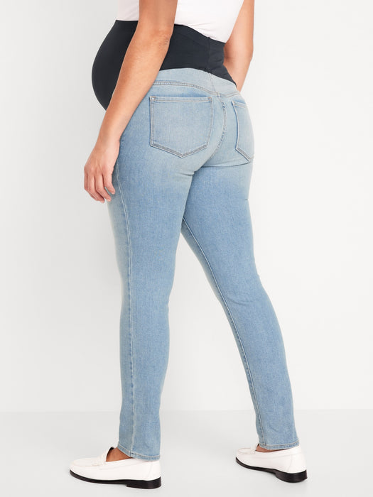 Maternity Full-Panel Wow Straight Jeans