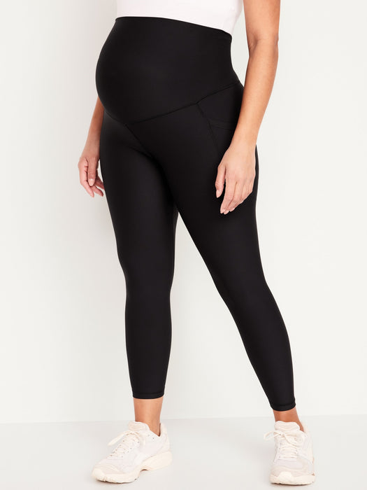 Maternity Full-Panel PowerSoft 7/8 Leggings