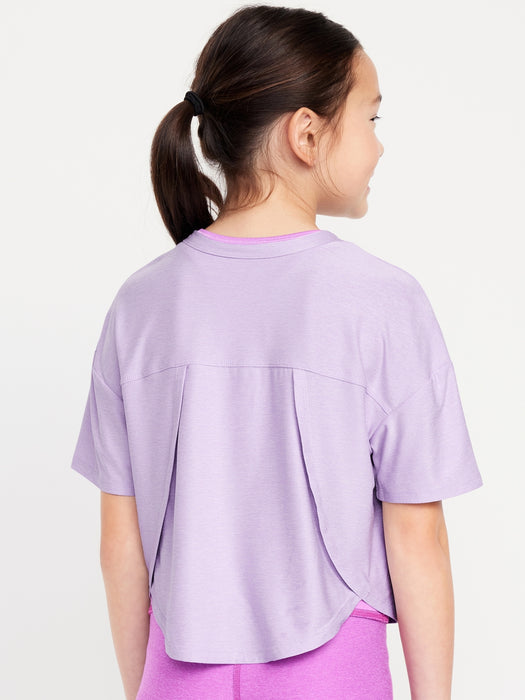Cloud 94 Soft Go-Dry Cool Cropped T-Shirt for Girls