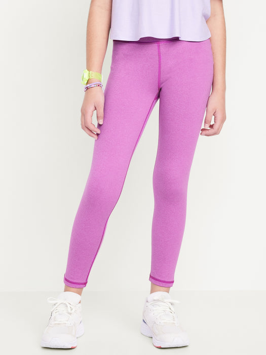 High-Waisted PowerPress 7/8-Length Leggings for Girls