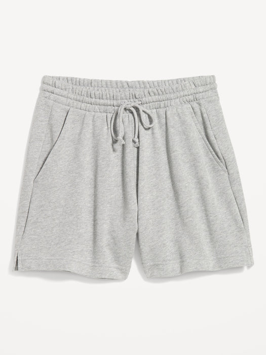 Extra High-Waisted Terry Shorts -- 3-inch inseam