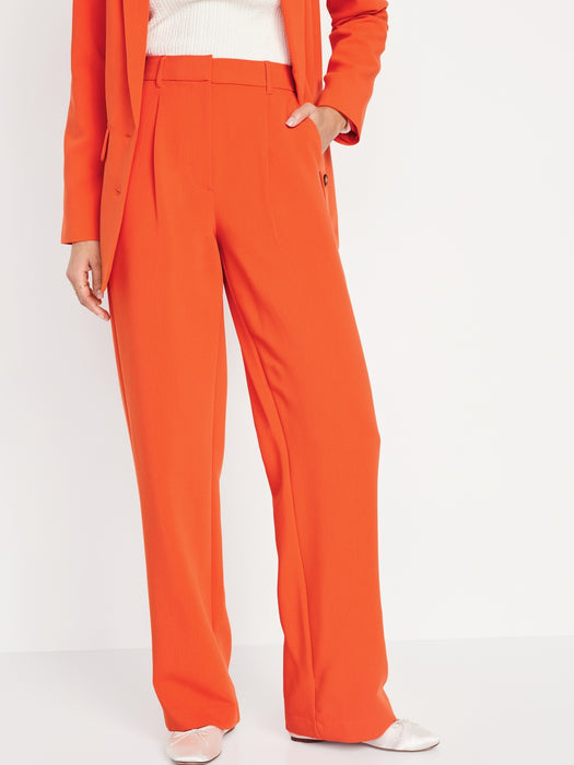 Extra High-Waisted Taylor Wide-Leg Trouser Pants