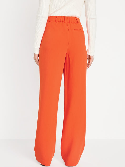 Extra High-Waisted Taylor Wide-Leg Trouser Pants