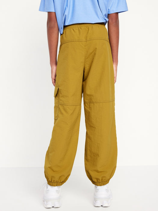 High-Waisted Cargo Performance Pants for Girls
