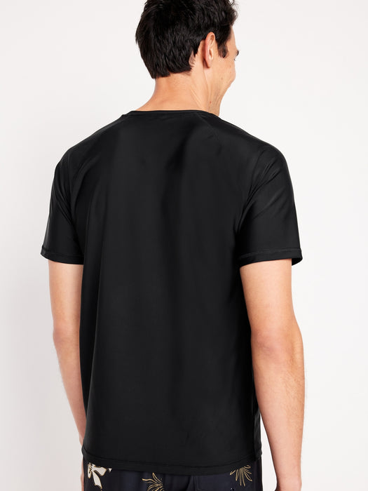 Short-Sleeve Rashguard Swim Top