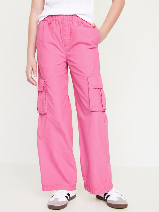 Baggy Wide-Leg Cargo Pants for Girls