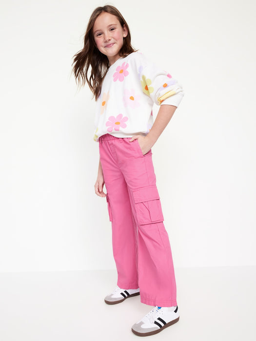 Baggy Wide-Leg Cargo Pants for Girls