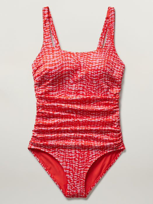 Square Neck One Piece Swimsuit