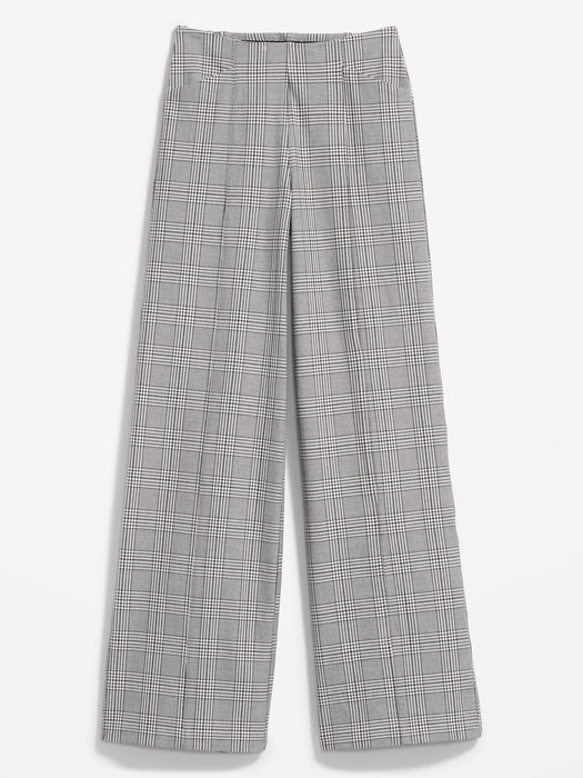 High-Waisted Pixie Pull-On Wide-Leg Pants