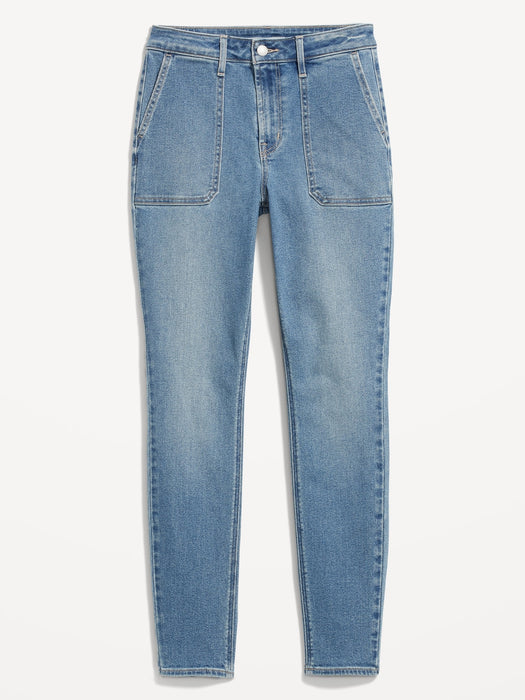 High-Waisted Rockstar Super-Skinny Jeans