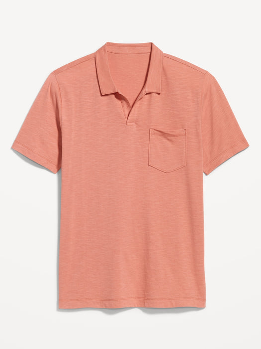 Classic Fit Slub-Knit Polo