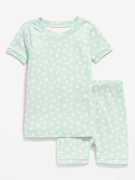 Unisex Snug-Fit Printed Pajama Set for Toddler & Baby