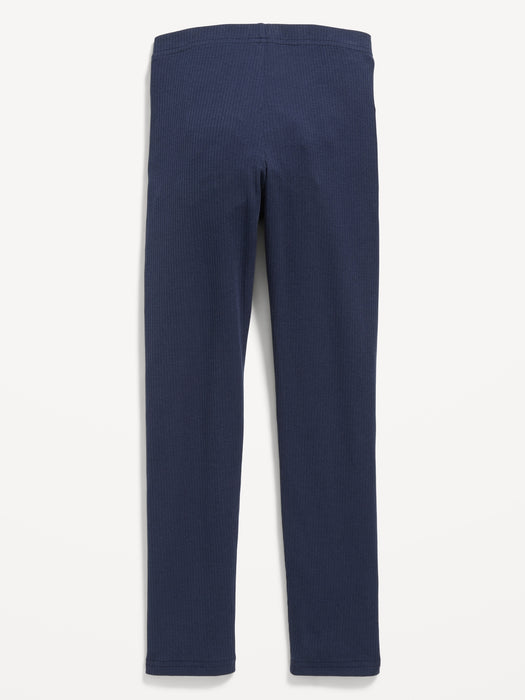 Rib-Knit Leggings for Girls