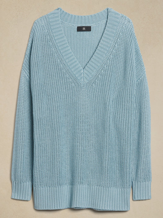 Janie Oversized Cotton Sweater