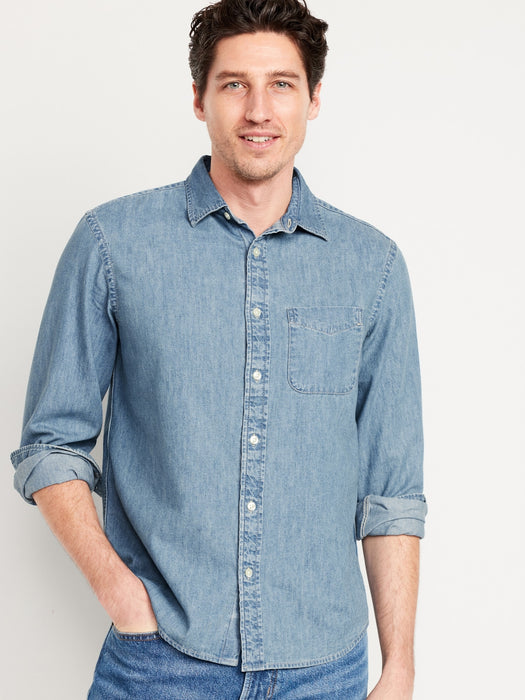 Classic Fit Chambray Shirt