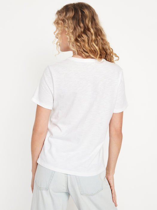 EveryWear Slub-Knit Graphic T-Shirt