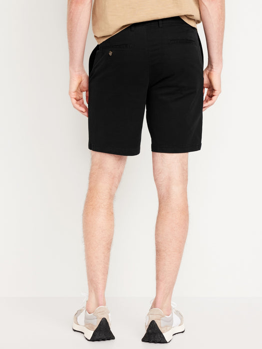 Slim Built-In Flex Rotation Chino Shorts -- 8-inch inseam