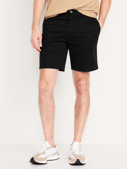 Slim Built-In Flex Rotation Chino Shorts -- 8-inch inseam
