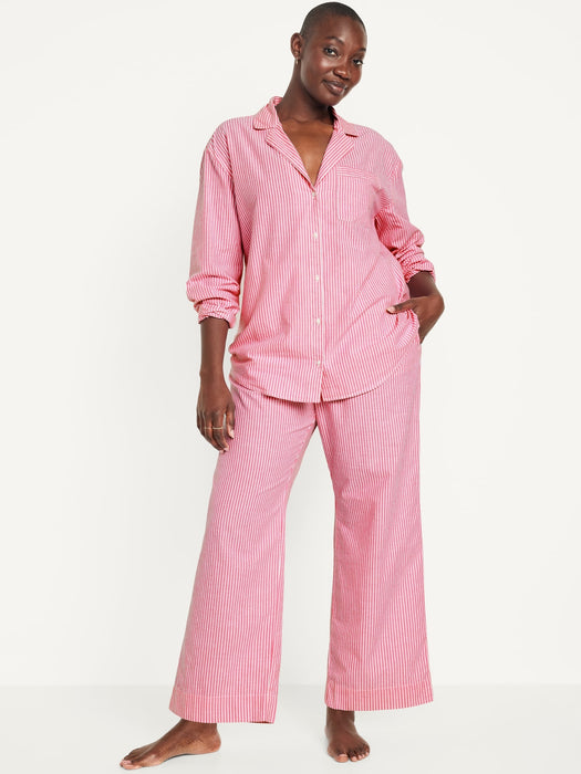Poplin Pajama Pant Set