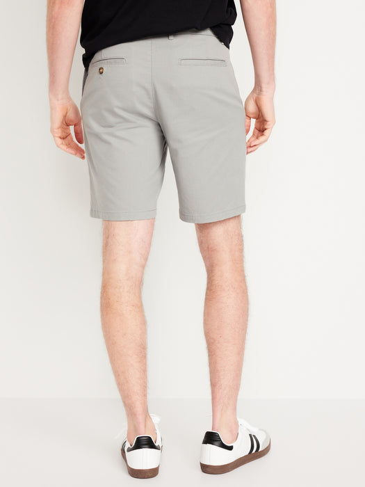 Slim Built-In Flex Rotation Chino Shorts -- 8-inch inseam