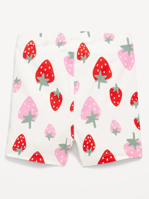 Printed Biker Shorts for Toddler Girls