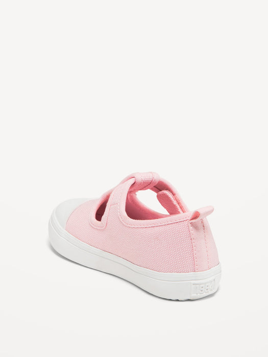 Mary-Jane Canvas Sneakers for Toddler Girls