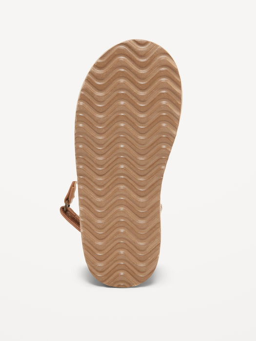 Chunky Embossed Ballet Shoes for Toddler Girls