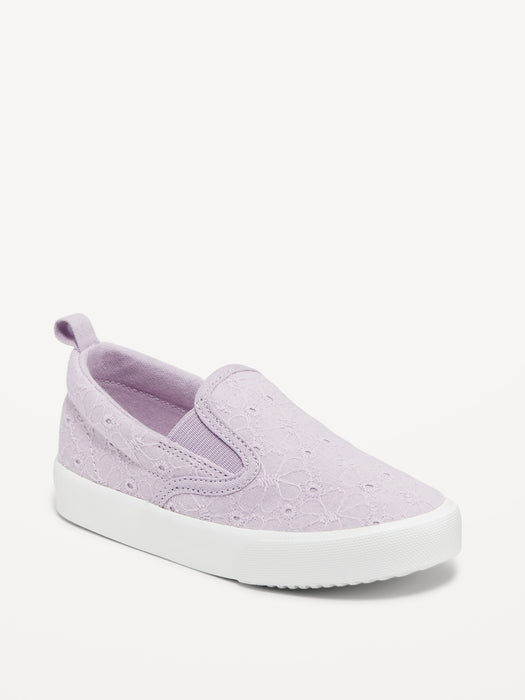 Canvas Slip-Ons for Toddler Girls