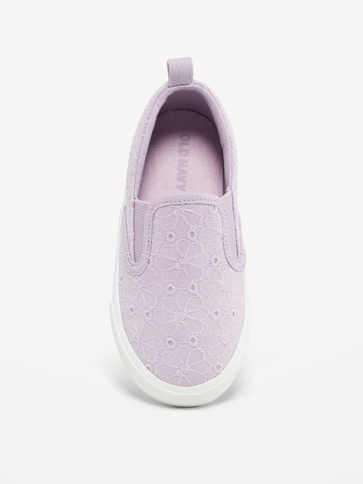 Canvas Slip-Ons for Toddler Girls