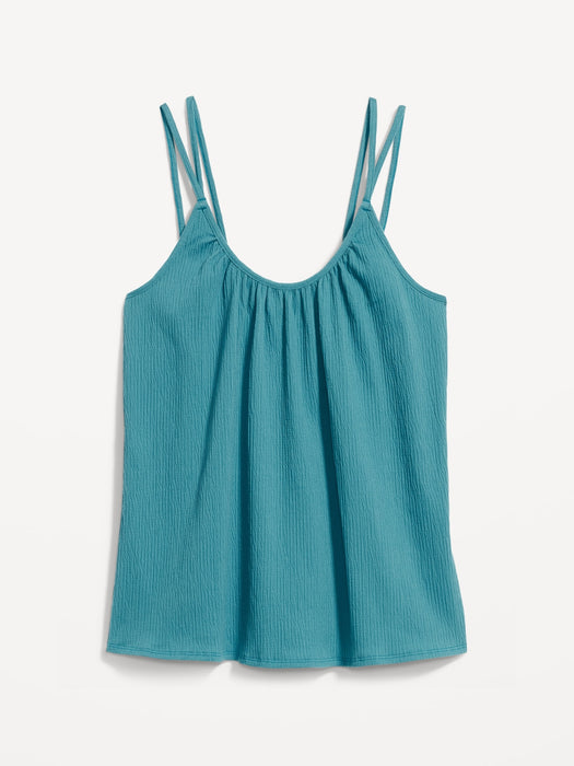 Strappy Tie-Back Tank Top