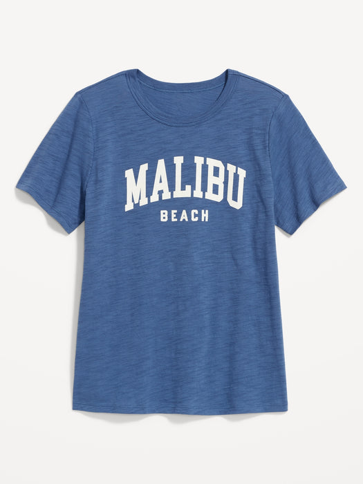 EveryWear Slub-Knit Graphic T-Shirt