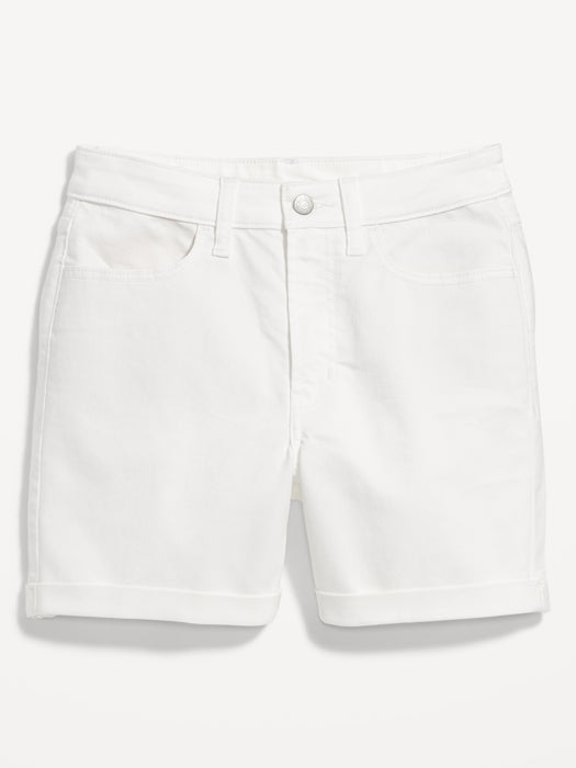 High-Waisted Wow Jean Shorts -- 5-inch inseam