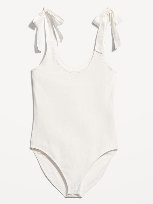 Tie-Strap Tank Top Bodysuit