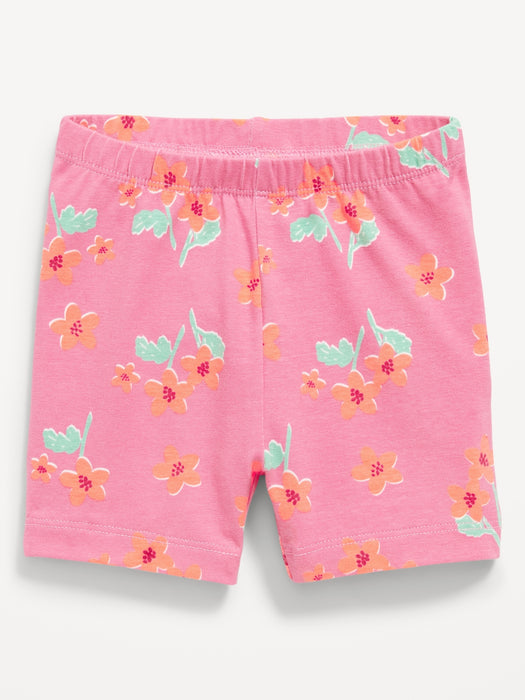 Printed Biker Shorts for Toddler Girls
