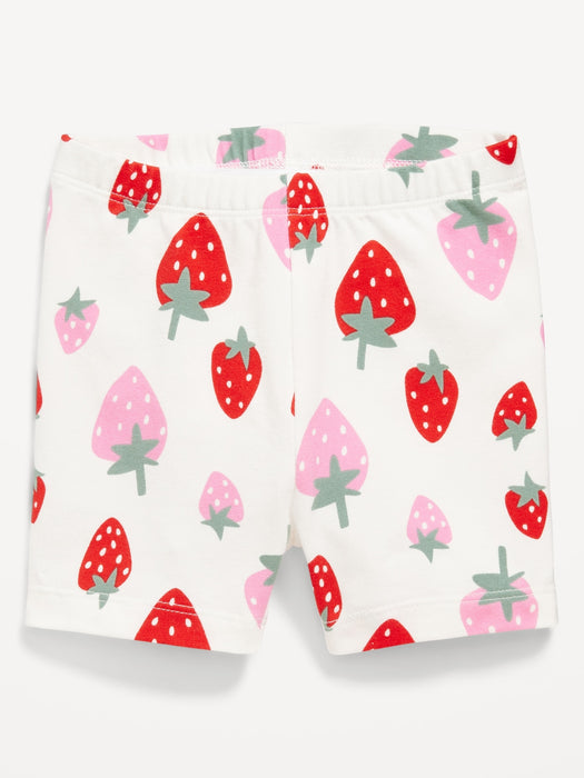 Printed Biker Shorts for Toddler Girls
