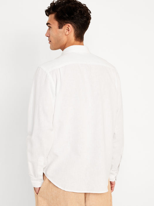 Classic Fit Everyday Linen-Blend Shirt